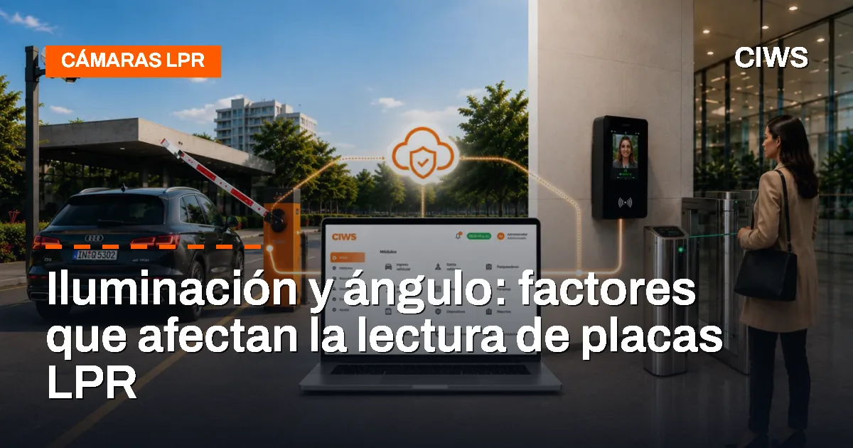 Iluminación y ángulo: factores que afectan la lectura de placas LPR